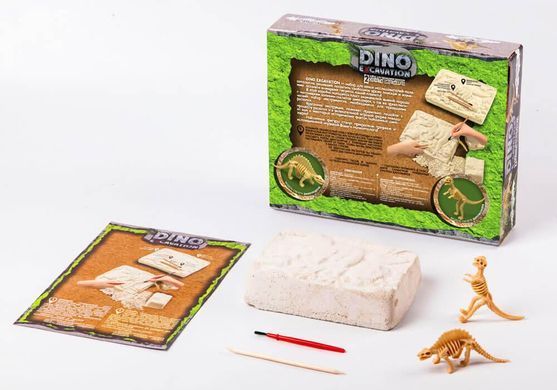 Набор для проведения раскопок DINO EXCAVATION Danko Toys DEX-01-04 Скелеты динозавров детская развивающая игра