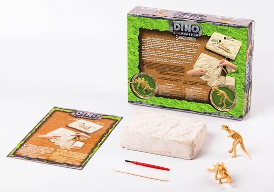 Набор для проведения раскопок DINO EXCAVATION Danko Toys DEX-01-04 Скелеты динозавров детская развивающая игра