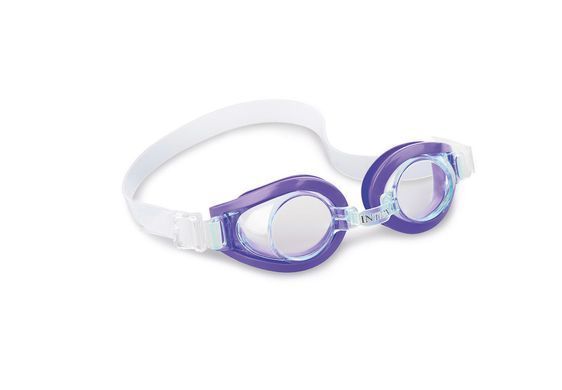 Окуляри дитячі для плавання Intex 55602, 3-8 років, обхват голови &asymp; 48-52 см, басейн море, для дітей літо