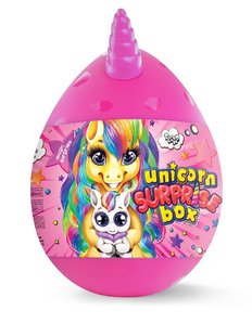 Яйцо-сюрприз Unicorn Surprise Box Danko Toys USB-01-01 Единорог подарок Детский набор креативного творчества