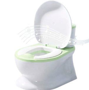 Дитячий горщик стільчик з м'яким сидінням (унітаз, звук) Bimbo 3145-72