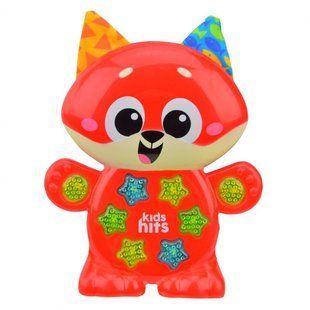 Творчий лис Kids Hits KH09/001, Чарівні звірята, тактильні вушка, музична іграшка, Країна іграшок