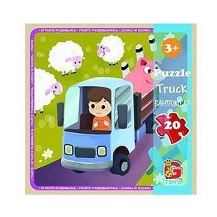 Пазл Транспорт. Вантажівка G-Toys (20 дет., постер) LT05