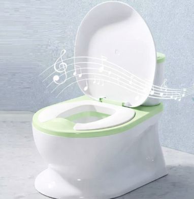 Дитячий горщик стільчик з м'яким сидінням (унітаз, звук) Bimbo 3145-72