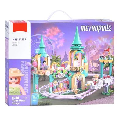 Конструктор Парк развлечений Metropolis Розовая серия (448 деталей) M38-B1285