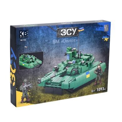 Конструктор Військова техніка ЗСУ БМ Оплот (танк, 1093 дет.) KB 1142