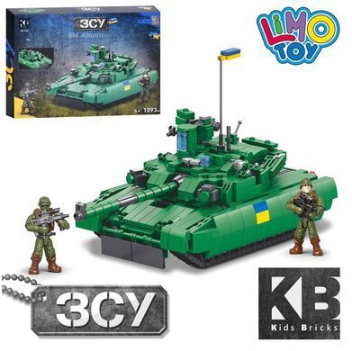 Конструктор Військова техніка ЗСУ БМ Оплот (танк, 1093 дет.) KB 1142