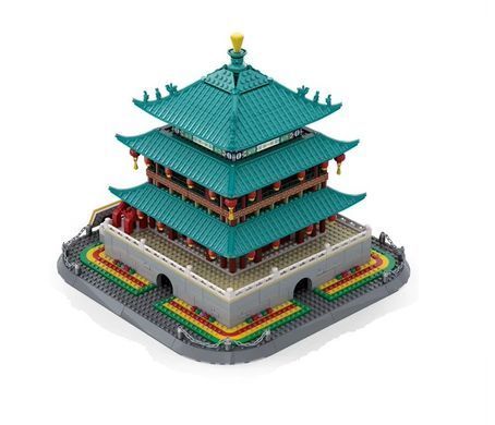 Конструктор Архитектура Xi'an Bell Tower-Shanxi, China (1122 дет.) 6228