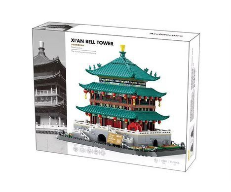 Конструктор Архитектура Xi'an Bell Tower-Shanxi, China (1122 дет.) 6228