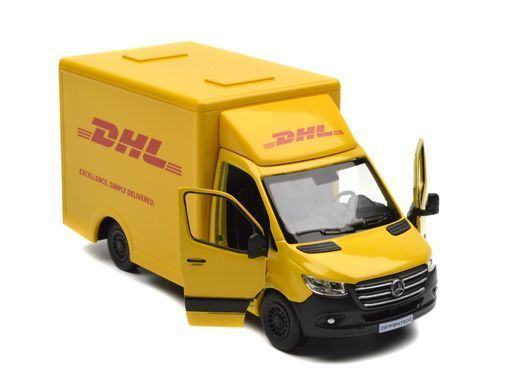 Модель легкова Mercedes-Benz Sprinter (DHL, металева, інерційна) KT5475W