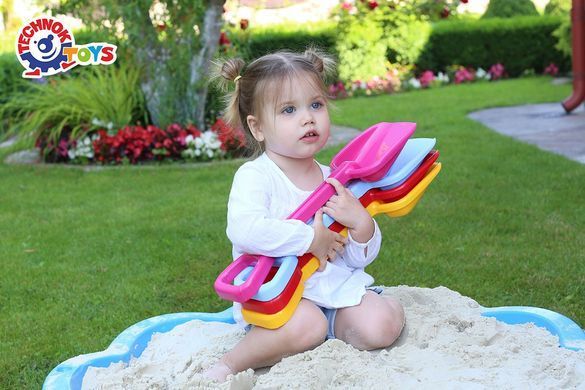 Лопатка Гуліверик ТехноК 5101 велика іграшка дитяча лопата пластикова для дітей у пісочницю для снігу
