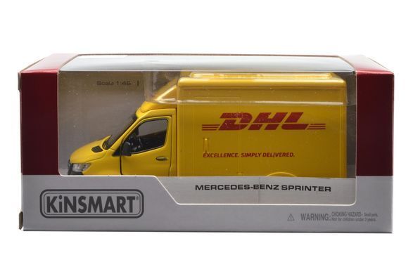 Модель легкова Mercedes-Benz Sprinter (DHL, металева, інерційна) KT5475W