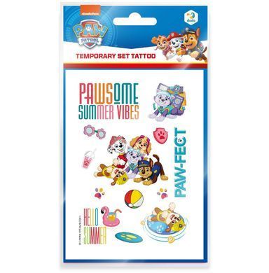 Набір дитячих тимчасових татуювань "Paw Patrol" Dodo 200436