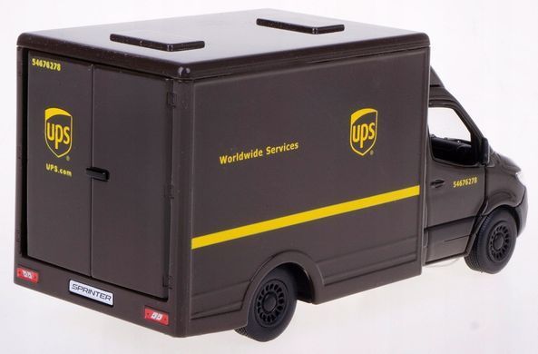 Модель легкова Mercedes-Benz Sprinter (UPS, металева, інерційна) KT5476W