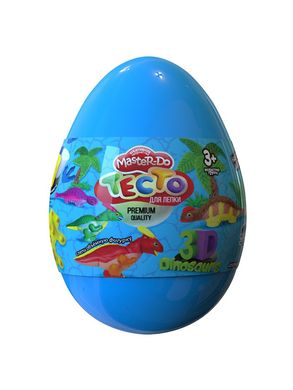 Тісто для ліплення Master Do Dinosaurs EGGS Danko Toys TMD-08-01 яйце динозавра набір дитячої творчості для дітей