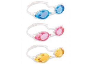 Очки для плавания Sport Relay Intex 55684, от 8 лет, обхват головы &asymp; 50-56 см, бассейн, для детей, взрослые