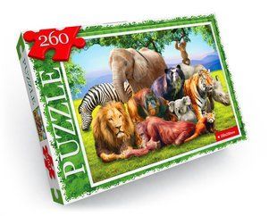 Класичний дитячий пазл "Африка" 260 ел. с.13 Danko Toys C260-13-07