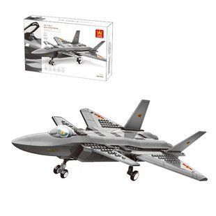 Конструктор Wange Винищувач 4003, Air Force, літак, 290 деталей, блоковий, іграшка