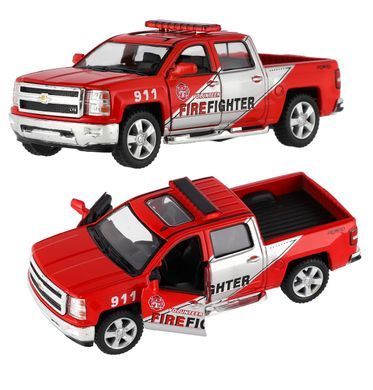 Модель пікап Kinsmart Chevrolet Silverado (Police/Firefighter ) 5'' KT5381WPR