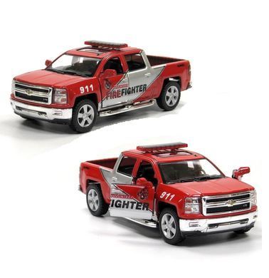 Модель пікап Kinsmart Chevrolet Silverado (Police/Firefighter ) 5'' KT5381WPR