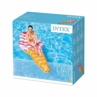 Надувний пліт Морозиво ріжок Intex 58762 (244х107 см)