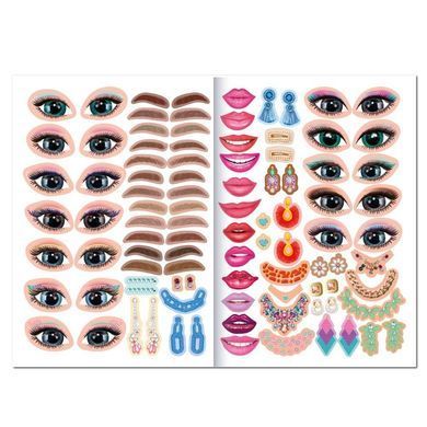 Книга с наклейками Студия красоты Make up & Accessories (Апельсин) РМ-76-01