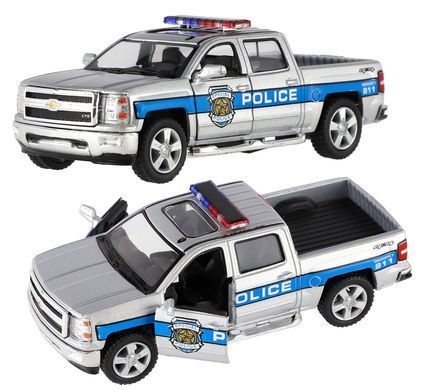 Модель пікап Kinsmart Chevrolet Silverado (Police/Firefighter ) 5'' KT5381WPR