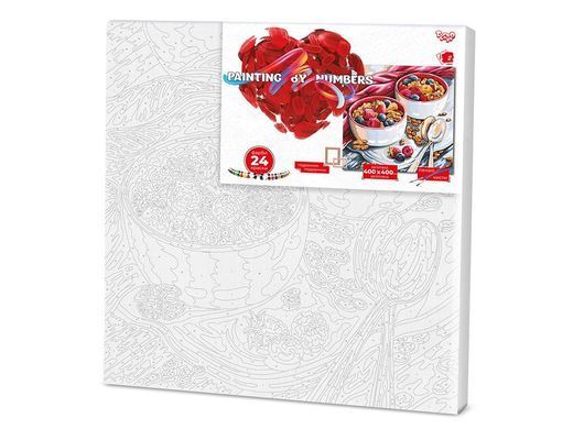 Картина по номерам PAINTING BY NUMBERS эконом с.2 (40*40 см) Danko Toys KpNe-40х40-02-06