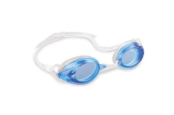 Очки для плавания Sport Relay Intex 55684, от 8 лет, обхват головы &asymp; 50-56 см, бассейн, для детей, взрослые