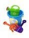 Песочный набор №1 Doloni Toys 013555/5, ведро, лопатка, грабли, лейка, игрушка Долони, для игр с песком