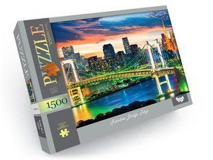 Класичні пазли 1500 елементів с.4 "Rainbow Bridge, Tokyo" Danko Toys C1500-04-02