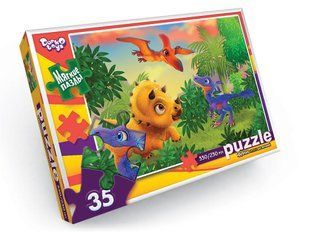 М'які пазли "Динозаври" 35 елементів с.10 Danko Toys S35-10-12