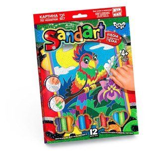 Фреска із кольорового піску SAND ARТ Danko Toys SA-01-01 набір для дитячої креативної творчості блискітки картина для дітей