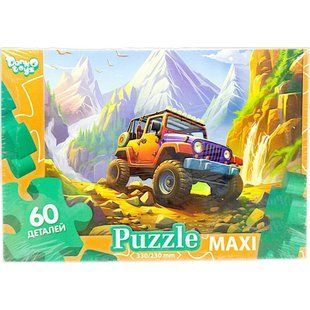 Дитячий пазл Максі 60 ел. с.10 "Позашляховик" Danko Toys Mx60-10-10