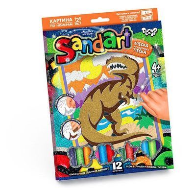 Фреска из цветного песка SAND ARТ Danko Toys&nbsp;SA-01-01 набор детского креативного творчества блестки для детей