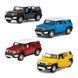 Дитяча колекційна машинка Kinsmart Toyota FJ Cruiser KT5343w машина метал інерційна відчиняються двері іграшка