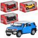 Дитяча колекційна машинка Kinsmart Toyota FJ Cruiser KT5343w машина метал інерційна відчиняються двері іграшка