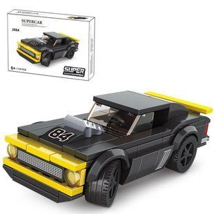 Конструктор Supercar Чорне спортивне авто (спорткар, 119 дет.) 2884