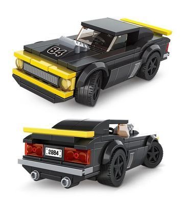Конструктор Supercar Черное спортивное авто (спорткар, 119 дет.) 2884