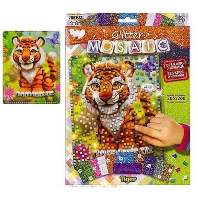 Креативна творчість Блискуча мозаїка (Glitter Mosaic) с.3 Danko Toys БМ-03-01,02,03,04,05...10
