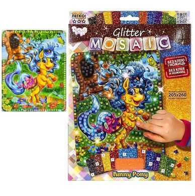 Креативна творчість Блискуча мозаїка (Glitter Mosaic) с.3 Danko Toys БМ-03-01,02,03,04,05...10
