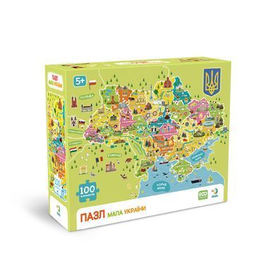 Детский пазл Карта Украины Dodo (100 элементов) 300706