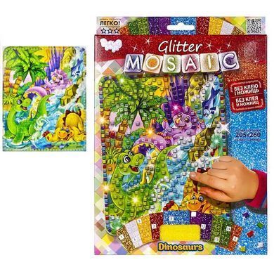 Креативна творчість Блискуча мозаїка (Glitter Mosaic) с.3 Danko Toys БМ-03-01,02,03,04,05...10