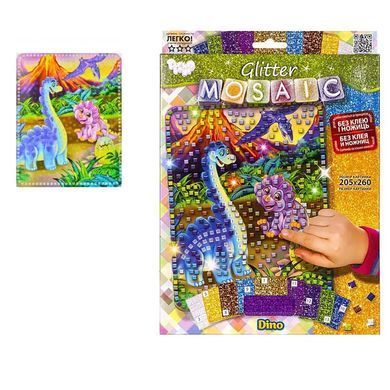Креативна творчість Блискуча мозаїка (Glitter Mosaic) с.3 Danko Toys БМ-03-01,02,03,04,05...10