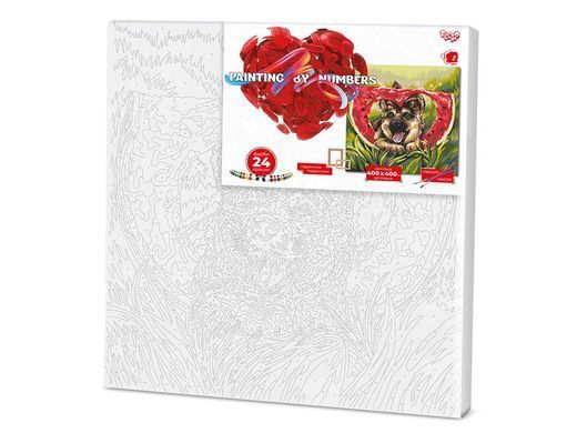 Картина за номерами PAINTING BY NUMBERS економ с.2 (40*40 см) Danko Toys KpNe-40х40-02-08