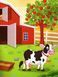 Sticker book малюкам. Весела ферма (книга з наліпками) Манго-book 9789664993057/1