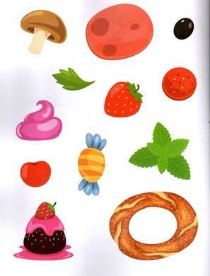 Sticker book малюкам. Веселі кухарі (книга з наліпками) Манго-book 9789664993057/2