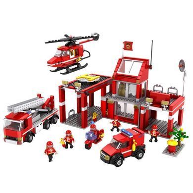 Конструктор COGO Городская пожарная бригада/City Service fire station, арт. 3616
