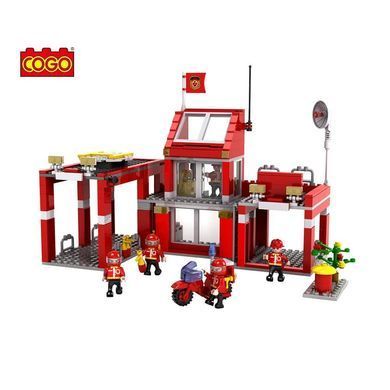Конструктор COGO Городская пожарная бригада/City Service fire station, арт. 3616