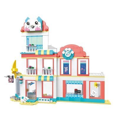 Конструктор Cogo Girls Зоосалон 4571, Pet Shop, питомцы, 366 дет., фигурки, для девочек, блочный,